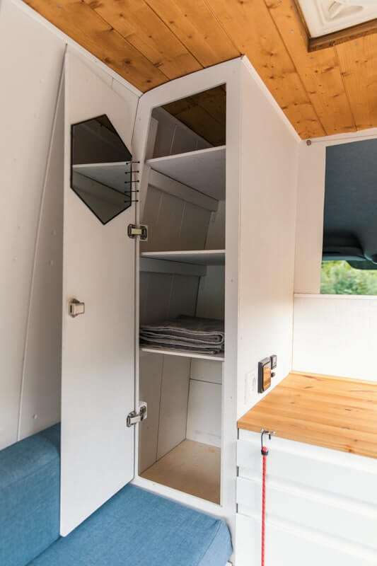 Campervan rental interior picture