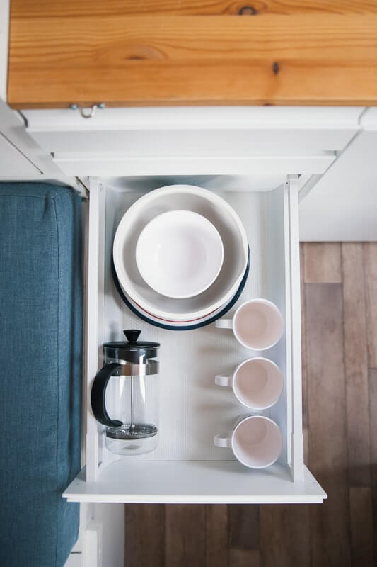 Campervan rental interior picture