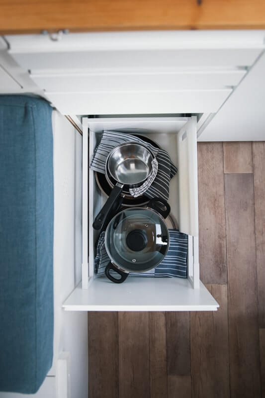 Campervan rental interior picture