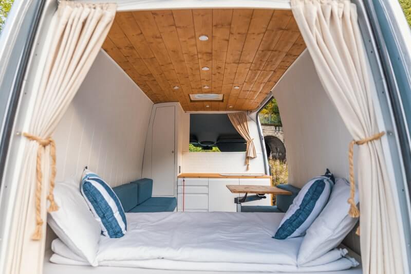 Campervan rental interior picture
