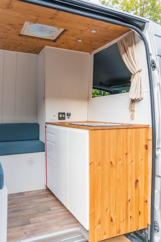 Campervan rental interior picture